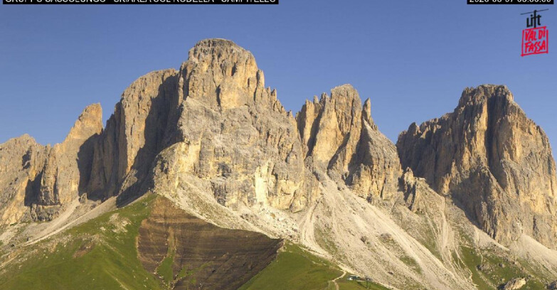 Webcam Campitello-Mazzin-Col Rodella  - Campitello di Fassa - Col Rodella - Gruppo del Sassolungo
