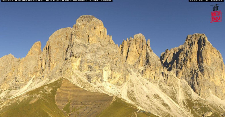 Webcam Campitello-Mazzin-Col Rodella  - Campitello di Fassa - Col Rodella - Gruppo del Sassolungo