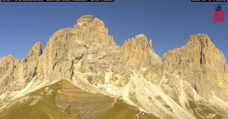 Webcam Campitello-Mazzin-Col Rodella  - Campitello di Fassa - Col Rodella - Gruppo del Sassolungo