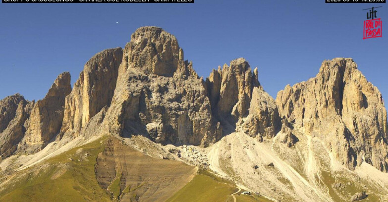 Webcam Campitello-Mazzin-Col Rodella  - Campitello di Fassa - Col Rodella - Gruppo del Sassolungo