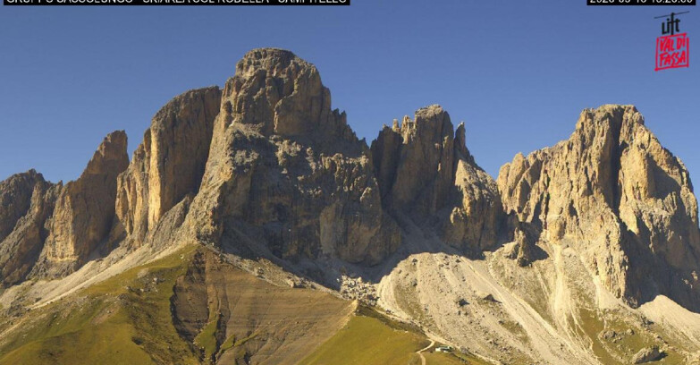 Webcam Campitello-Mazzin-Col Rodella  - Campitello di Fassa - Col Rodella - Gruppo del Sassolungo