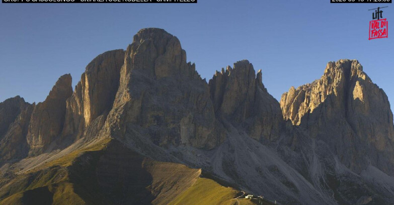 Webcam Campitello-Mazzin-Col Rodella  - Campitello di Fassa - Col Rodella - Gruppo del Sassolungo