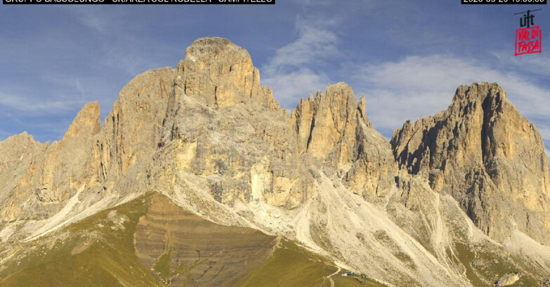 Webcam Campitello-Mazzin-Col Rodella - Campitello di Fassa - Col Rodella - Gruppo del Sassolungo