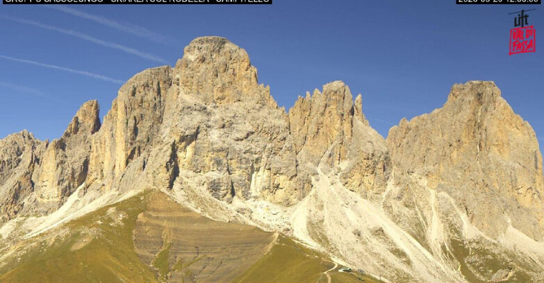Webcam Campitello-Mazzin-Col Rodella - Campitello di Fassa - Col Rodella - Gruppo del Sassolungo