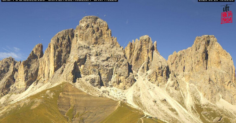 Webcam Campitello-Mazzin-Col Rodella - Campitello di Fassa - Col Rodella - Gruppo del Sassolungo