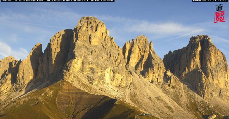 Webcam Campitello-Mazzin-Col Rodella - Campitello di Fassa - Col Rodella - Gruppo del Sassolungo