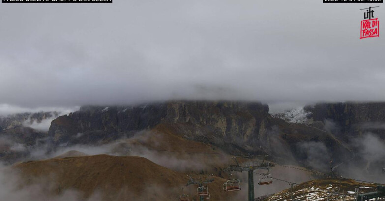 Webcam Campitello-Mazzin-Col Rodella  - Canazei - Passo Pordoi - Sass Pordoi