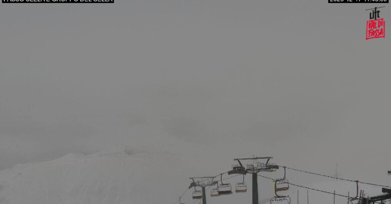 Webcam Campitello-Mazzin-Col Rodella - Canazei - Passo Pordoi - Sass Pordoi