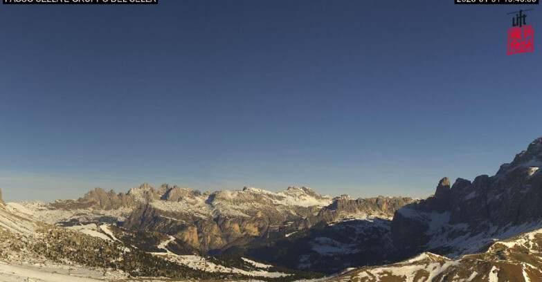 Webcam Campitello-Mazzin-Col Rodella - Canazei - Passo Pordoi - Sass Pordoi