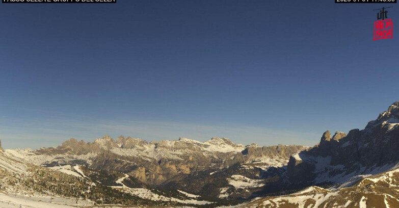 Webcam Campitello-Mazzin-Col Rodella - Canazei - Passo Pordoi - Sass Pordoi