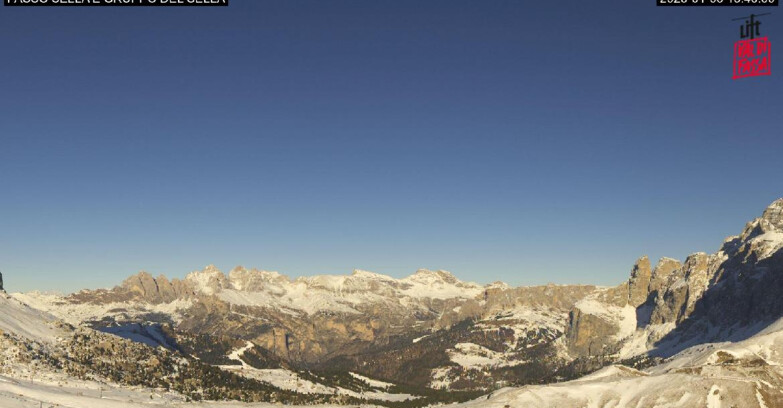 Webcam Campitello-Mazzin-Col Rodella  - Canazei - Passo Pordoi - Sass Pordoi