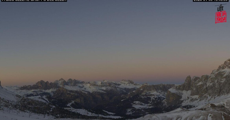 Webcam Campitello-Mazzin-Col Rodella  - Canazei - Passo Pordoi - Sass Pordoi