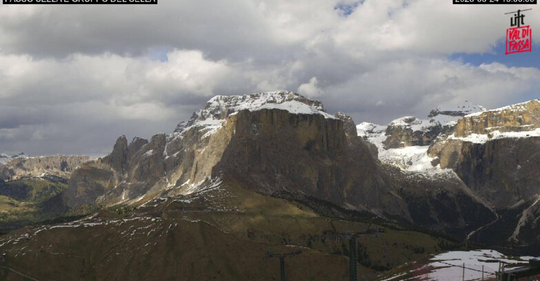 Webcam Кампителло-Маццин-Кол-Роделла  - Canazei - Passo Pordoi - Sass Pordoi