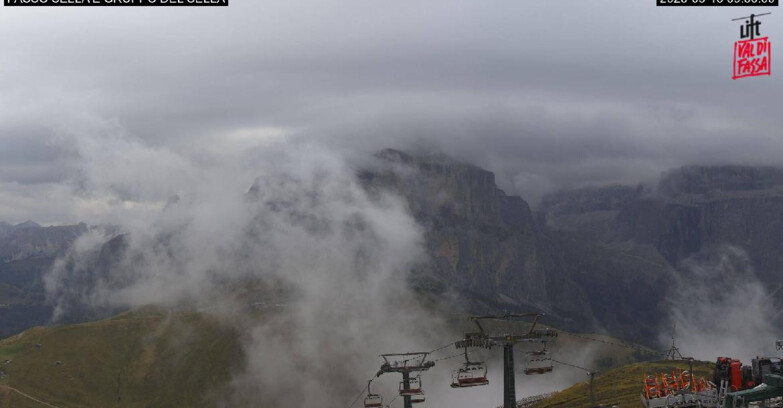 Webcam Campitello-Mazzin-Col Rodella - Canazei - Passo Pordoi - Sass Pordoi