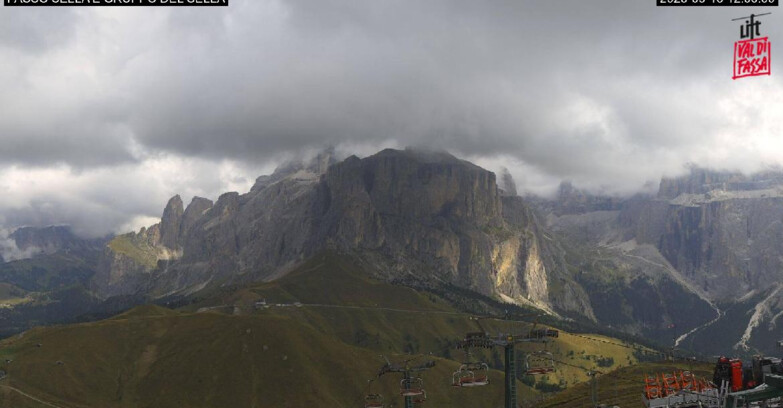 Webcam Campitello-Mazzin-Col Rodella - Canazei - Passo Pordoi - Sass Pordoi