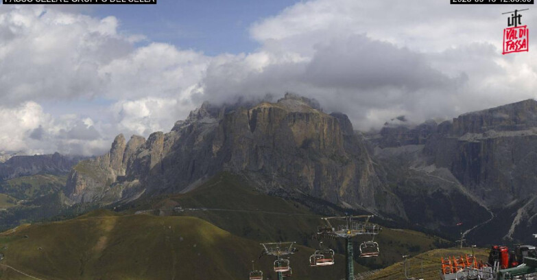 Webcam Campitello-Mazzin-Col Rodella - Canazei - Passo Pordoi - Sass Pordoi