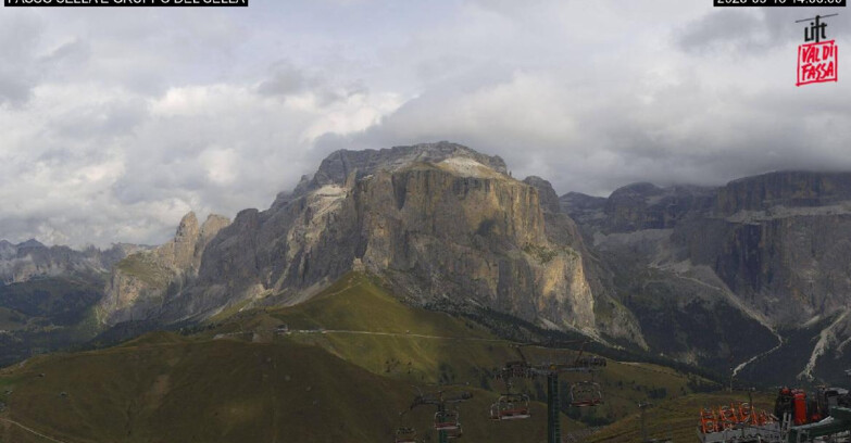 Webcam Campitello-Mazzin-Col Rodella - Canazei - Passo Pordoi - Sass Pordoi