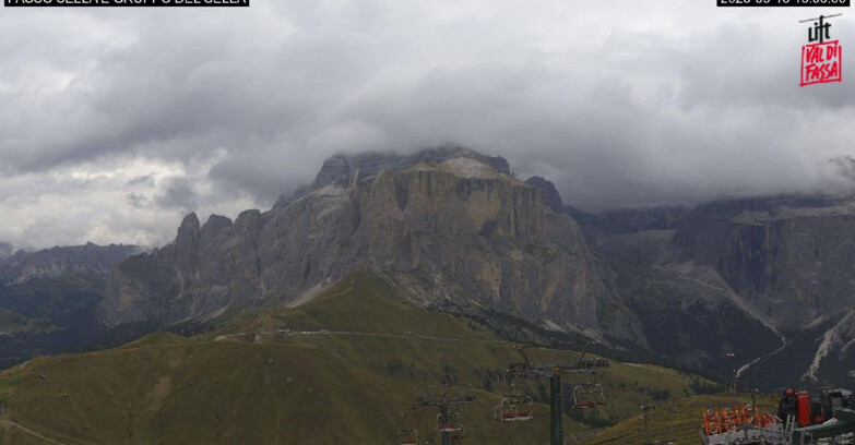 Webcam Campitello-Mazzin-Col Rodella - Canazei - Passo Pordoi - Sass Pordoi