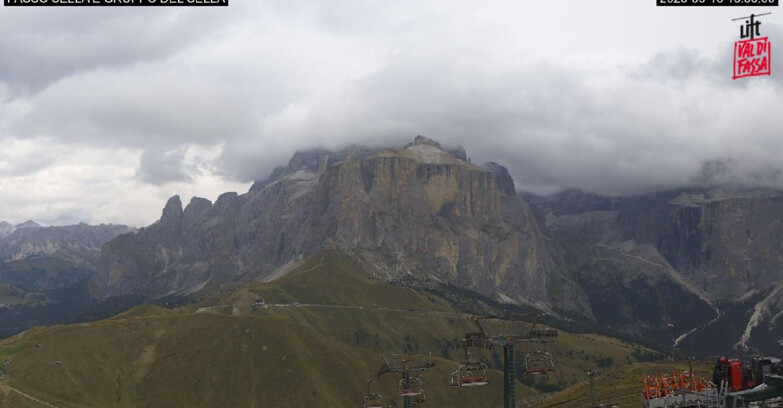 Webcam Campitello-Mazzin-Col Rodella - Canazei - Passo Pordoi - Sass Pordoi