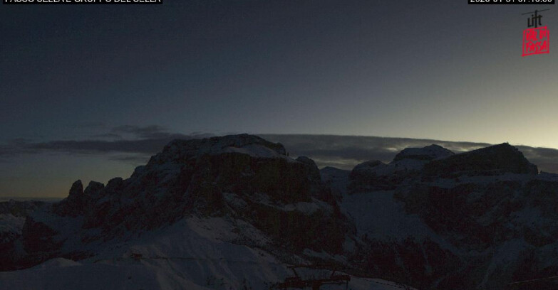 Webcam Campitello-Mazzin-Col Rodella - Canazei - Passo Pordoi - Sass Pordoi