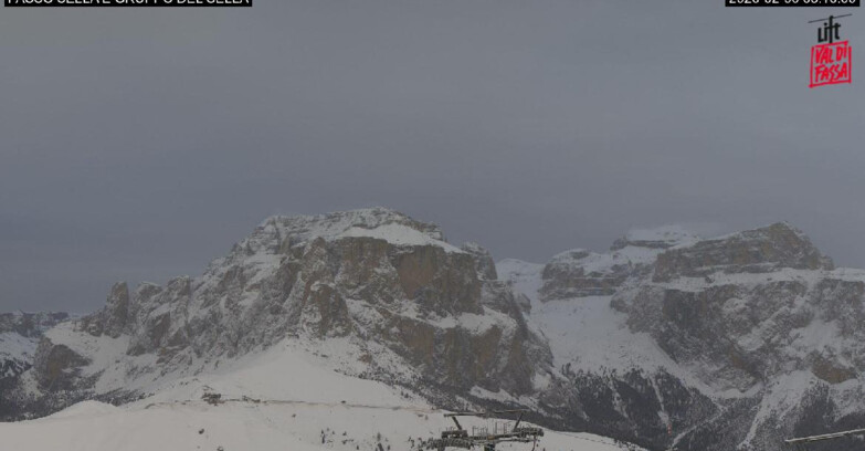 Webcam Campitello-Mazzin-Col Rodella - Canazei - Passo Pordoi - Sass Pordoi