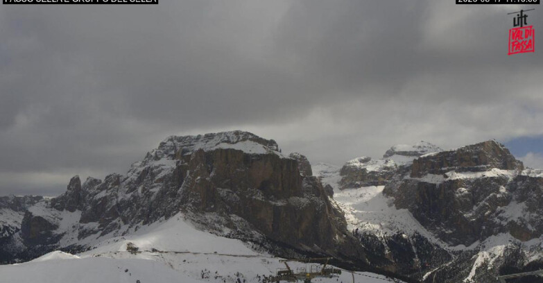 Webcam Campitello-Mazzin-Col Rodella - Canazei - Passo Pordoi - Sass Pordoi
