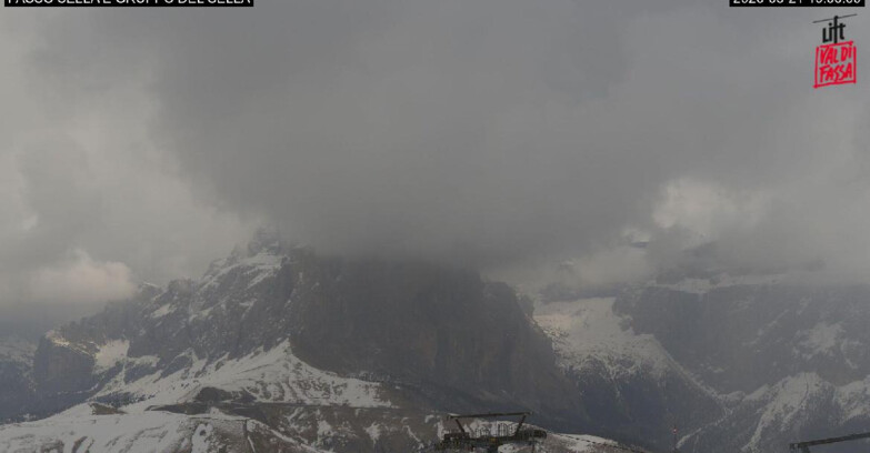 Webcam Campitello-Mazzin-Col Rodella  - Canazei - Passo Pordoi - Sass Pordoi