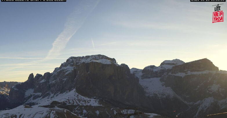 Webcam Campitello-Mazzin-Col Rodella - Canazei - Passo Pordoi - Sass Pordoi