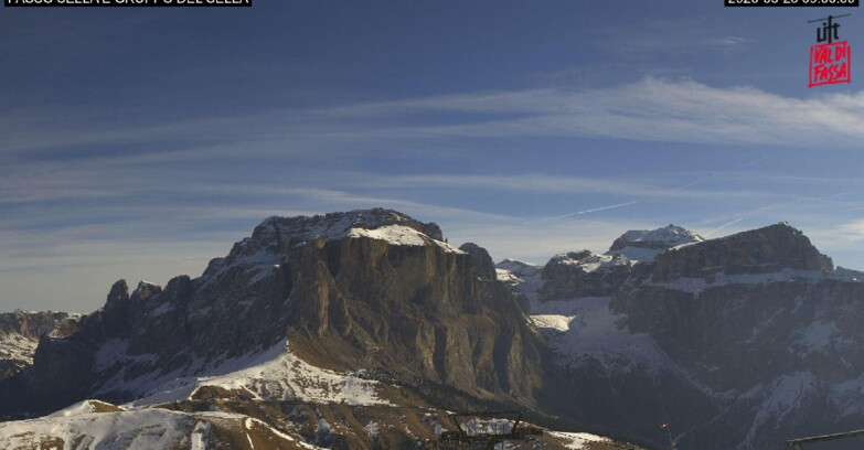 Webcam Campitello-Mazzin-Col Rodella - Canazei - Passo Pordoi - Sass Pordoi