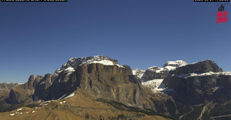 Webcam Campitello-Mazzin-Col Rodella - Canazei - Passo Pordoi - Sass Pordoi