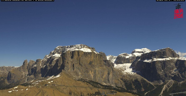 Webcam Campitello-Mazzin-Col Rodella - Canazei - Passo Pordoi - Sass Pordoi