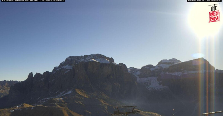 Webcam Campitello-Mazzin-Col Rodella - Canazei - Passo Pordoi - Sass Pordoi