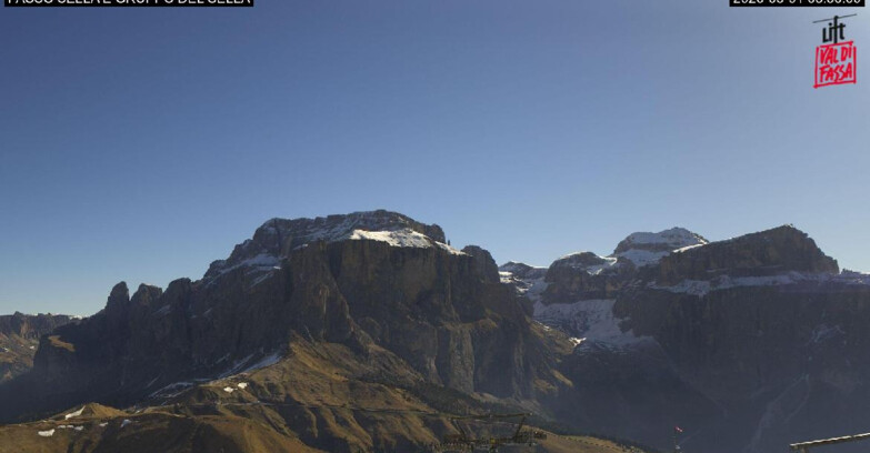 Webcam Campitello-Mazzin-Col Rodella - Canazei - Passo Pordoi - Sass Pordoi