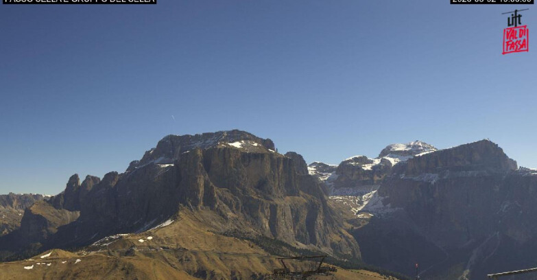 Webcam Campitello-Mazzin-Col Rodella - Canazei - Passo Pordoi - Sass Pordoi