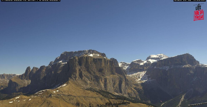 Webcam Campitello-Mazzin-Col Rodella - Canazei - Passo Pordoi - Sass Pordoi