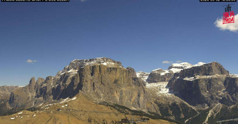 Webcam Campitello-Mazzin-Col Rodella - Canazei - Passo Pordoi - Sass Pordoi
