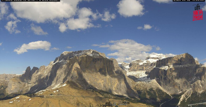Webcam Campitello-Mazzin-Col Rodella - Canazei - Passo Pordoi - Sass Pordoi