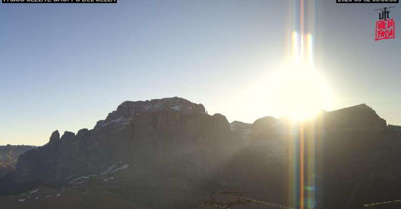 Webcam Campitello-Mazzin-Col Rodella - Canazei - Passo Pordoi - Sass Pordoi