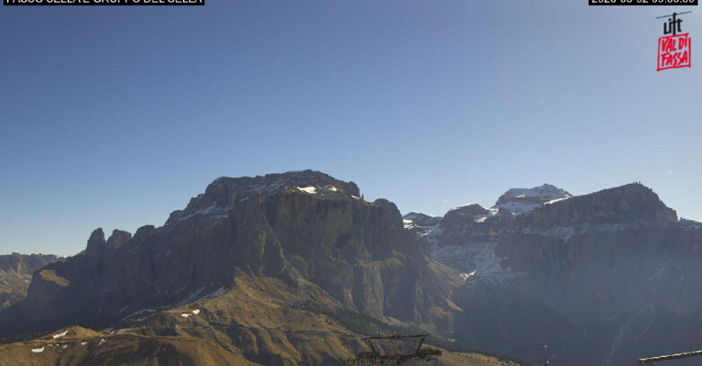 Webcam Campitello-Mazzin-Col Rodella - Canazei - Passo Pordoi - Sass Pordoi