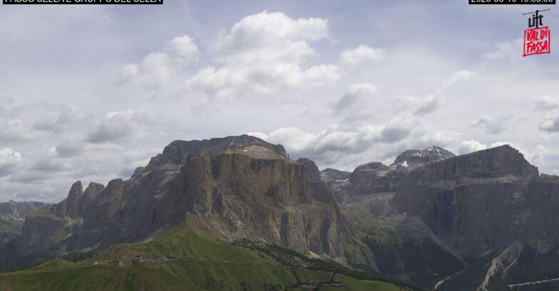 Webcam Campitello-Mazzin-Col Rodella - Canazei - Passo Pordoi - Sass Pordoi