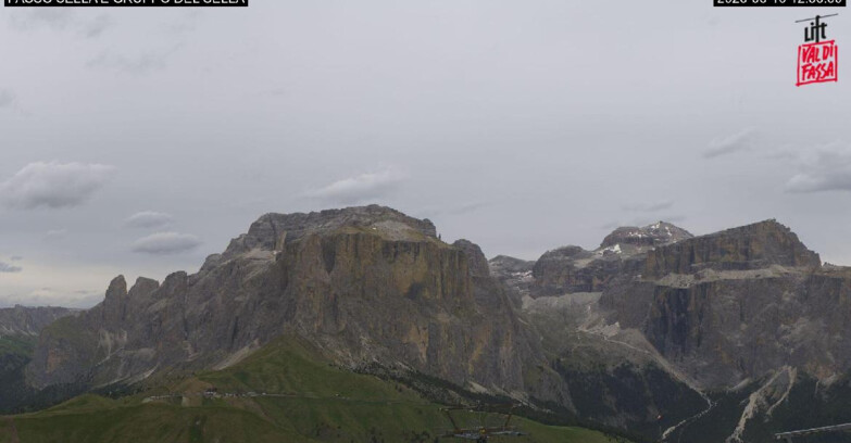 Webcam Campitello-Mazzin-Col Rodella  - Canazei - Passo Pordoi - Sass Pordoi
