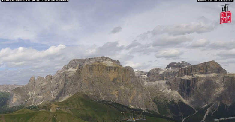 Webcam Campitello-Mazzin-Col Rodella  - Canazei - Passo Pordoi - Sass Pordoi