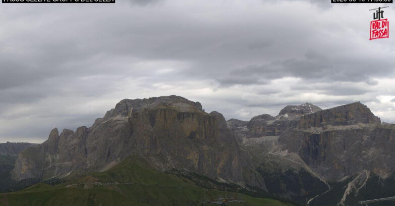 Webcam Campitello-Mazzin-Col Rodella  - Canazei - Passo Pordoi - Sass Pordoi