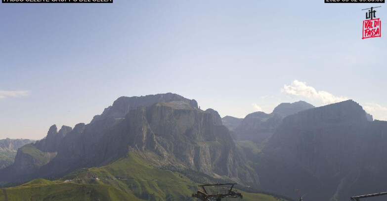 Webcam Campitello-Mazzin-Col Rodella - Canazei - Passo Pordoi - Sass Pordoi