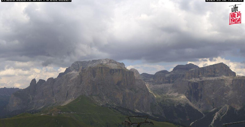 Webcam Campitello-Mazzin-Col Rodella - Canazei - Passo Pordoi - Sass Pordoi