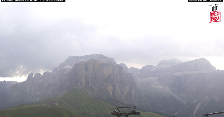 Webcam Campitello-Mazzin-Col Rodella - Canazei - Passo Pordoi - Sass Pordoi