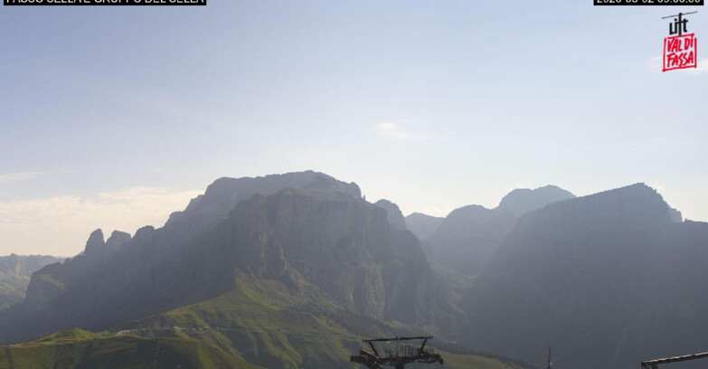 Webcam Campitello-Mazzin-Col Rodella - Canazei - Passo Pordoi - Sass Pordoi