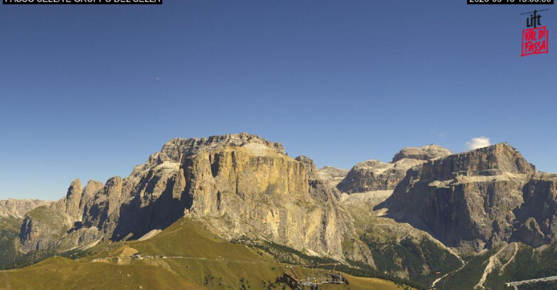Webcam Campitello-Mazzin-Col Rodella - Canazei - Passo Pordoi - Sass Pordoi