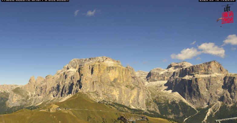 Webcam Campitello-Mazzin-Col Rodella - Canazei - Passo Pordoi - Sass Pordoi