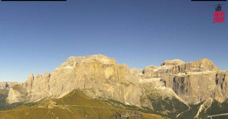 Webcam Campitello-Mazzin-Col Rodella - Canazei - Passo Pordoi - Sass Pordoi